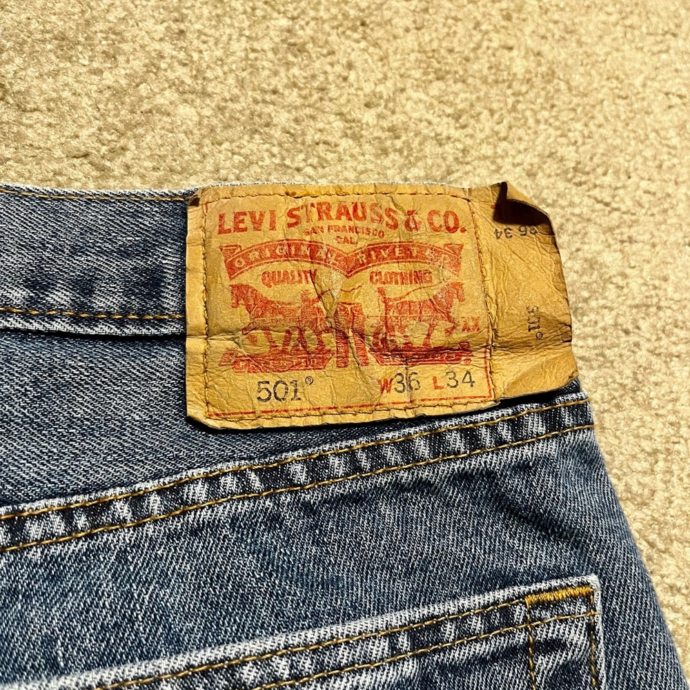 501 Levi Jeans 36x34